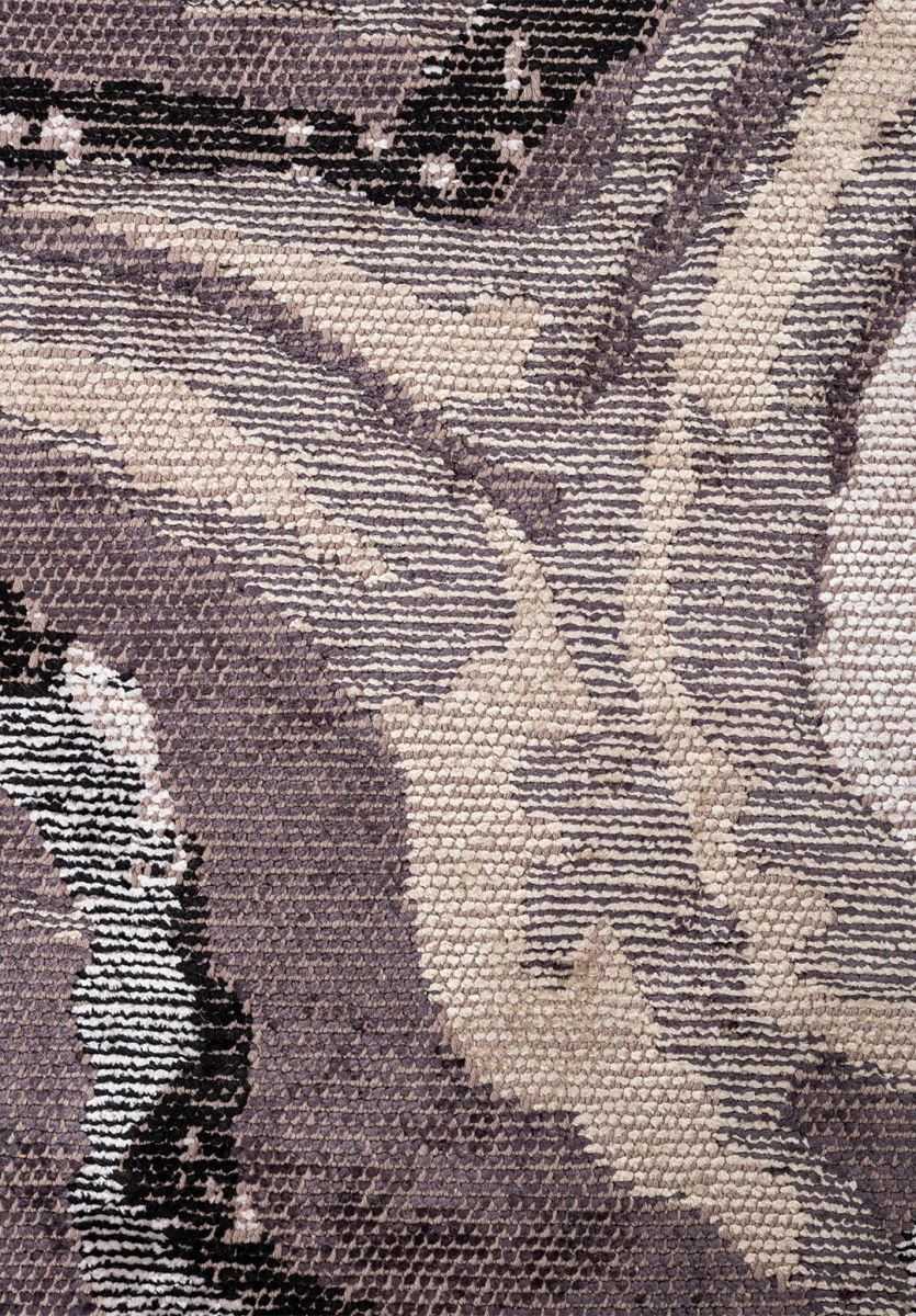 SMOKE BONE - BLACK - CHARCOAL - BEIGE RUG