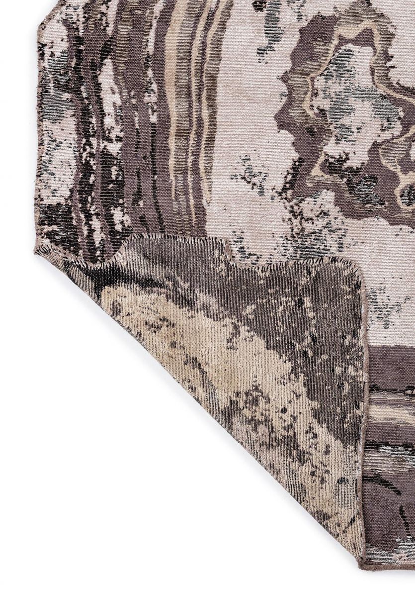 SMOKE BONE - BLACK - CHARCOAL - BEIGE RUG