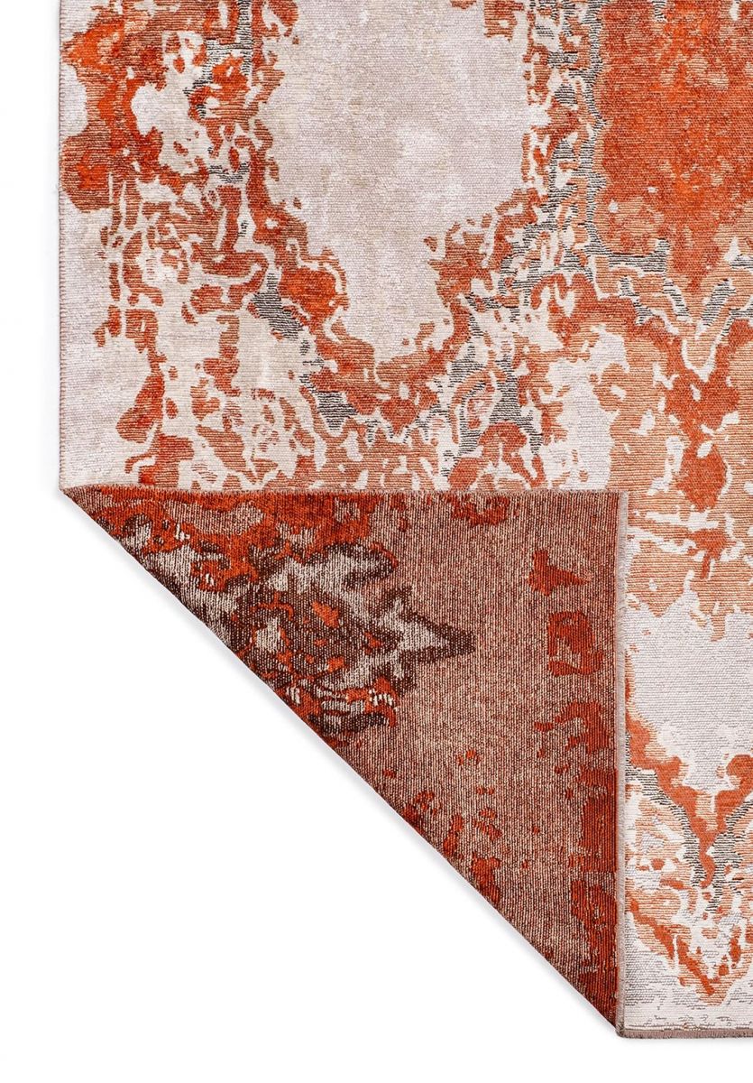 FRESCO BONE - DARK BROWN - BEIGE - RUST RUG