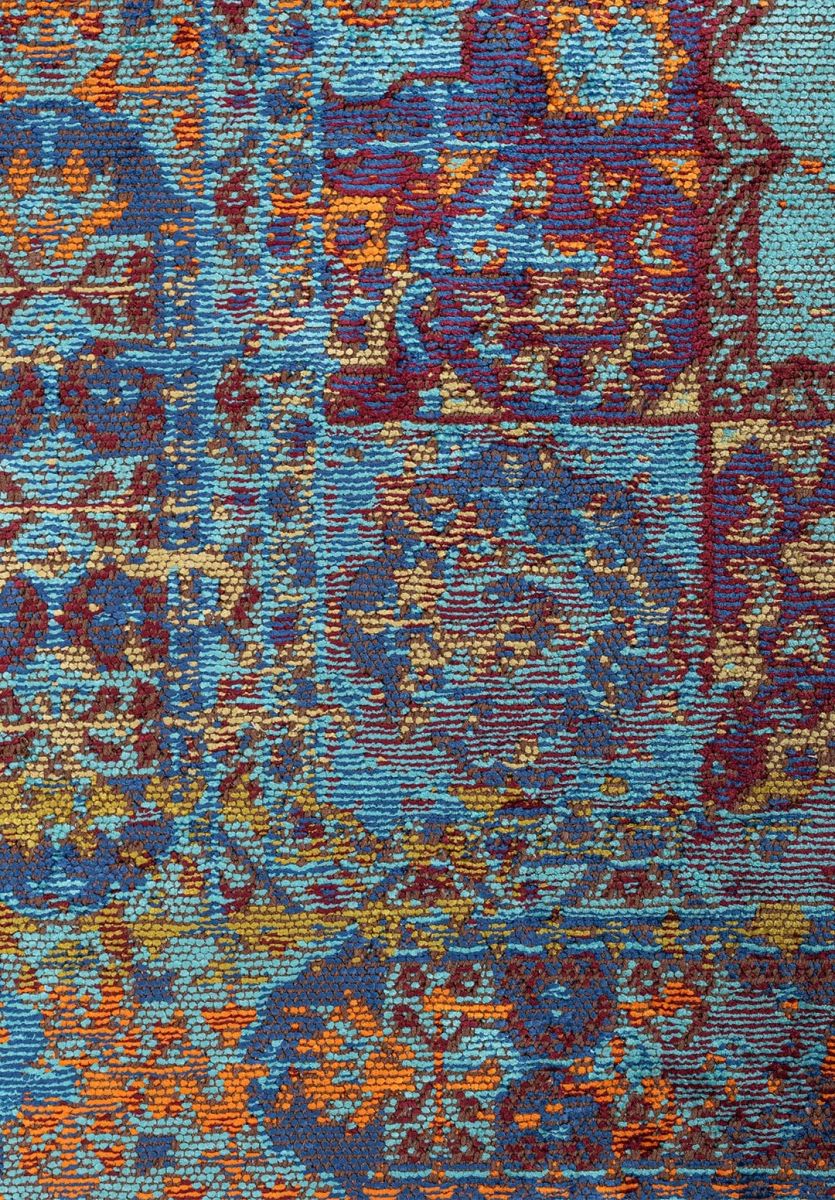 MEMLUK TURQUOISE - CHERRY - NAVY BLUE - ORANGE - KIWI - OLIVE GREEN RUG