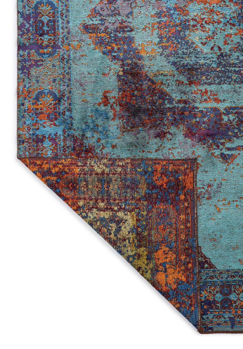 MEMLUK TURQUOISE - CHERRY - NAVY BLUE - ORANGE - KIWI - OLIVE GREEN RUG