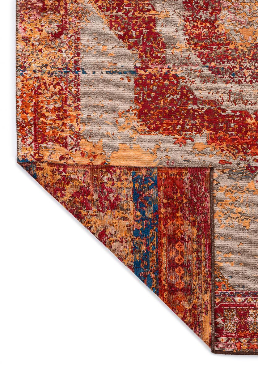 MEMLUK CREAM - ORANGE - RED - DARK BEIGE - CYAN - RUST RUG