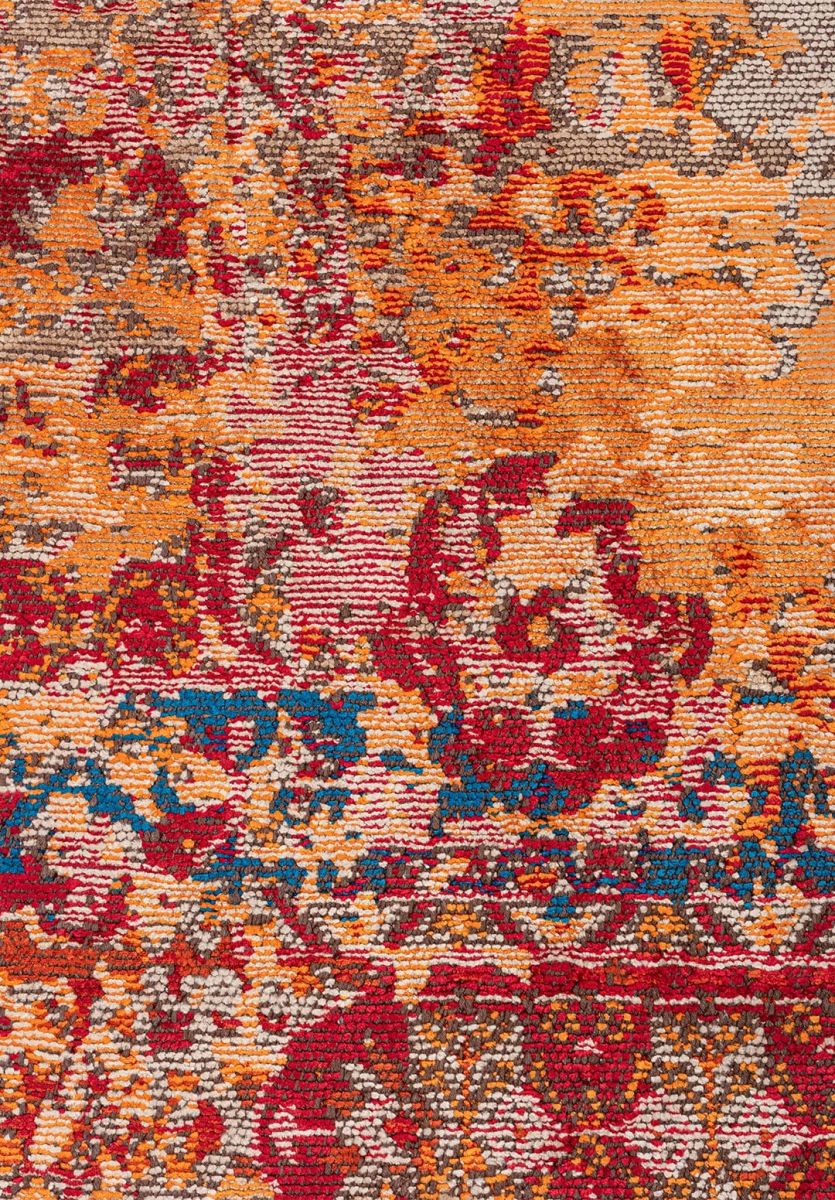 MEMLUK CREAM - ORANGE - RED - DARK BEIGE - CYAN - RUST RUG