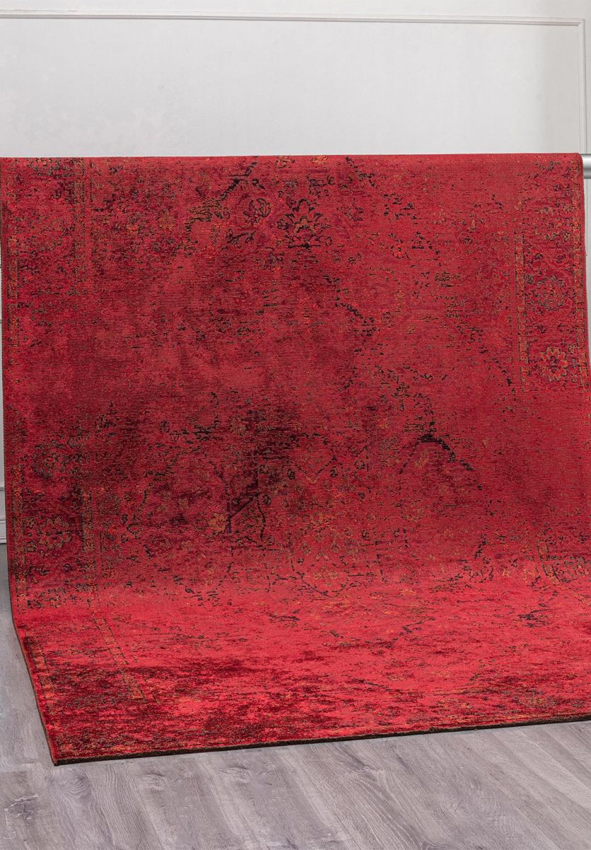 SIRENA RED - CHERRY - RUST - BLACK RUG