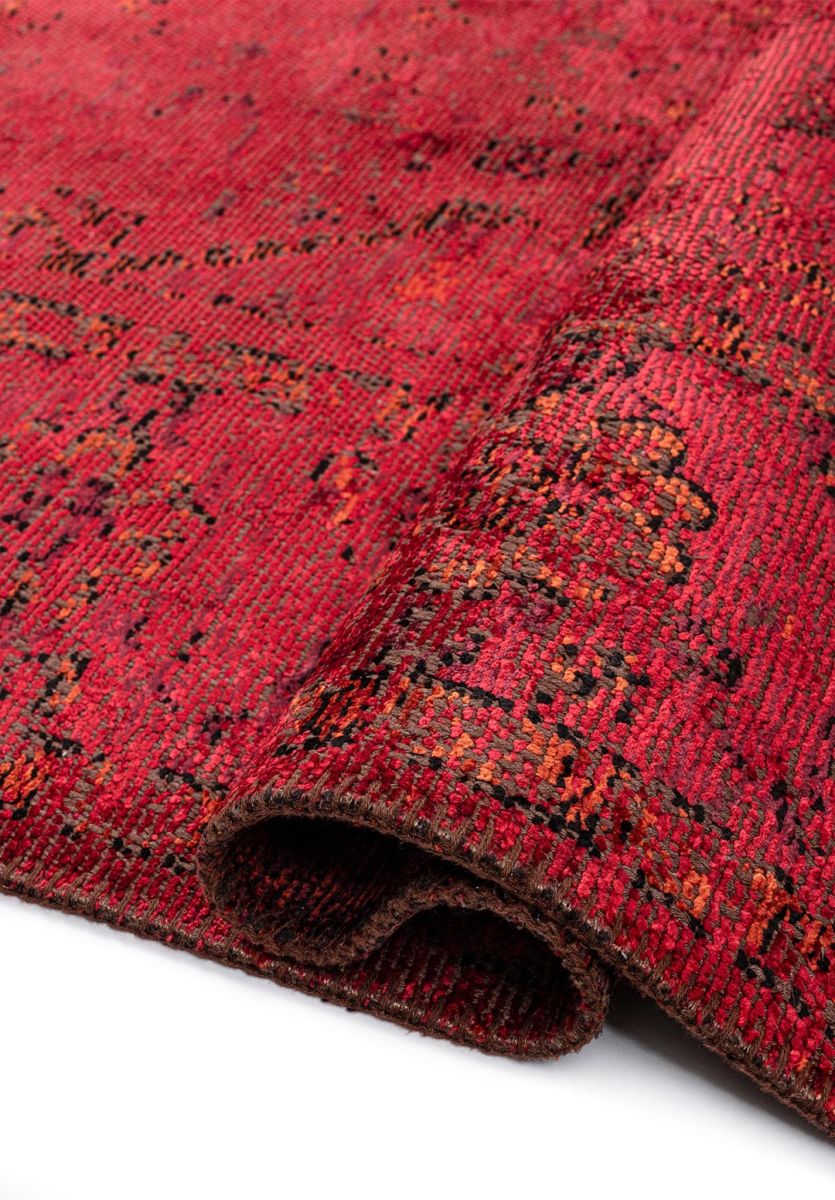 SIRENA RED - CHERRY - RUST - BLACK RUG