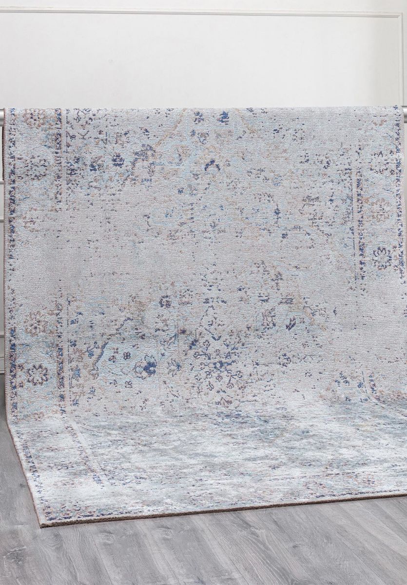 SIRENA ICE BLUE - BLUE - NAVY BLUE - BEIGE RUG