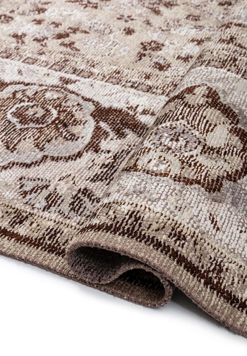 VINEA BEIGE - GREY - DARK BROWN - WHITE - LIGHT GREY RUG