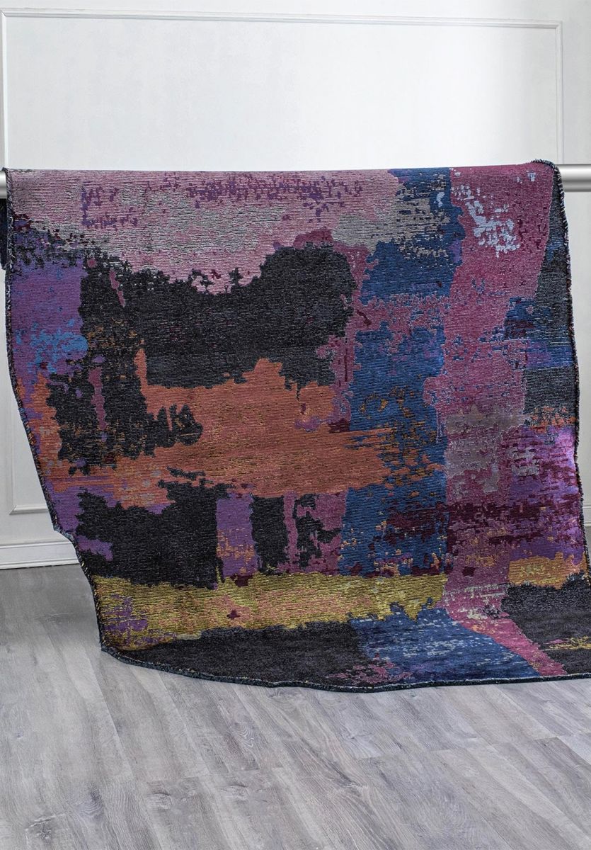 LUSH DARK DAMSON - NAVY BLUE - KIWI - BLACK - CACAO - GREY RUG