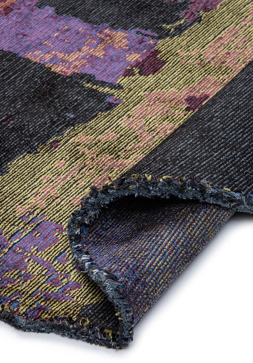 LUSH DARK DAMSON - NAVY BLUE - KIWI - BLACK - CACAO - GREY RUG
