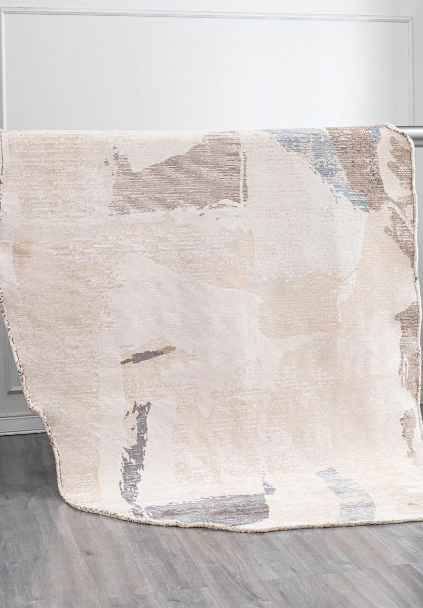 BLISS ECRU - CREAM - NOUGAT - BLUE RUG