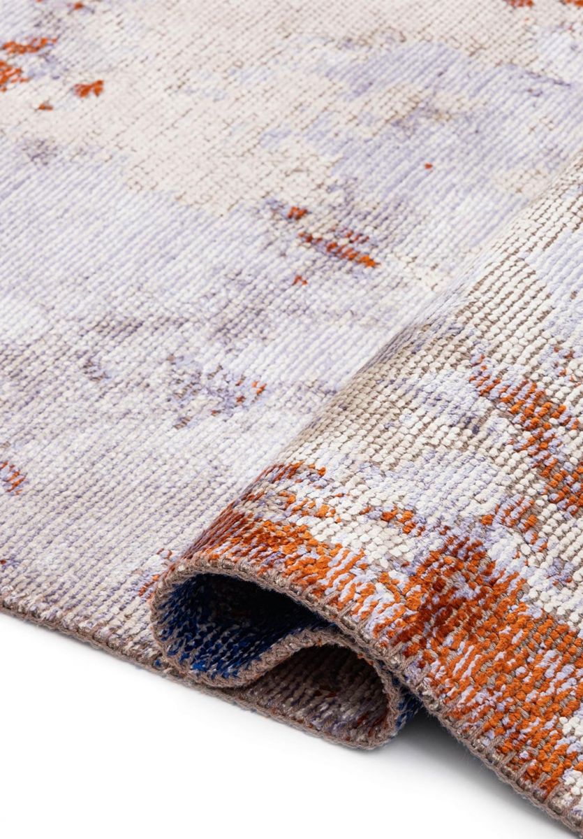 ORION WHITE - LILAC - RUST - SAKS BLUESİ RUG