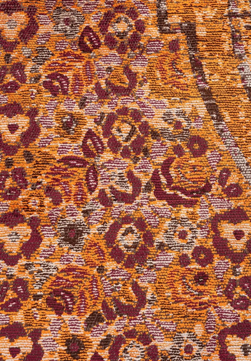 LEGACY CREAM - ORANGE - CHERRY - DARK BROWN RUG