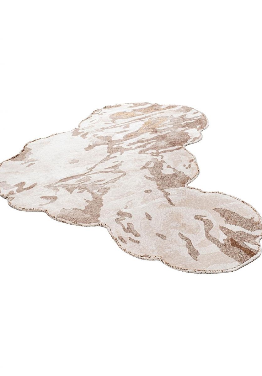 SWAY ECRU - LIGHT CREAM - DARK BEIGE - NOUGAT RUG