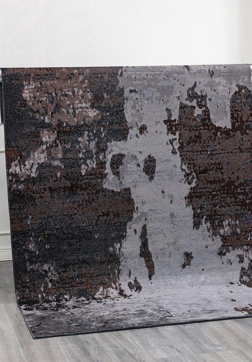 LUNA LIGHT GREY - DARK GREY - DARK BROWN - BLACK RUG