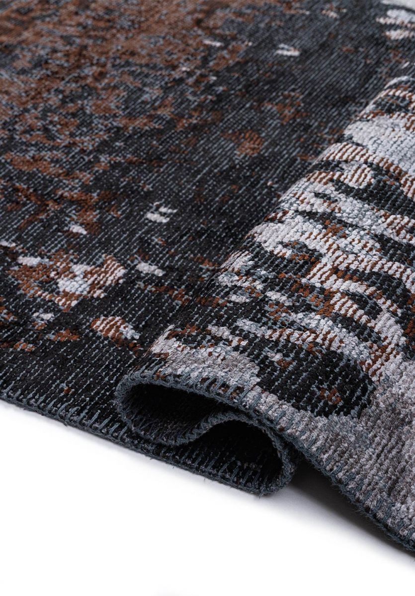 LUNA LIGHT GREY - DARK GREY - DARK BROWN - BLACK RUG