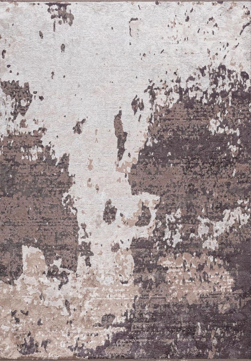 LUNA WHITE - NOUGAT - DARK MINK - CHARCOAL RUG