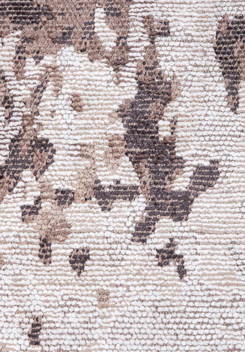 LUNA WHITE - NOUGAT - DARK MINK - CHARCOAL RUG