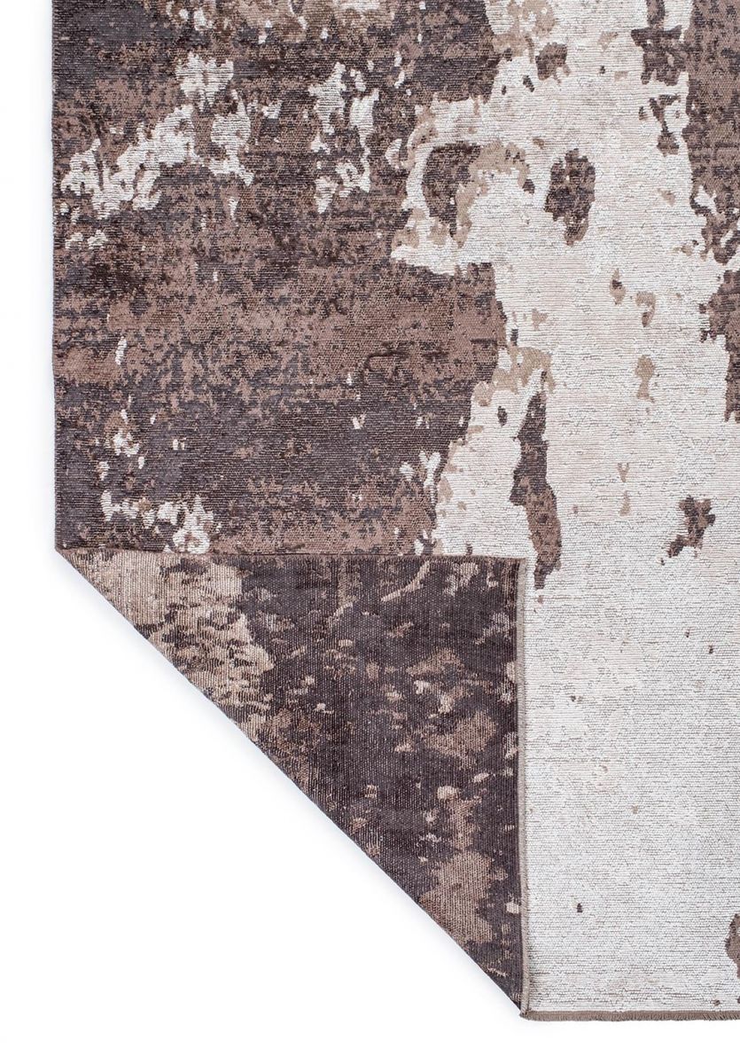 LUNA WHITE - NOUGAT - DARK MINK - CHARCOAL RUG