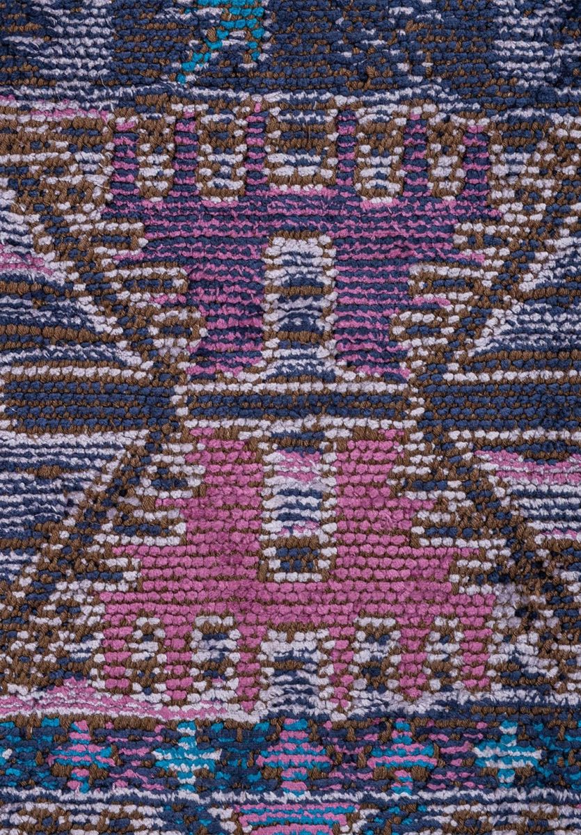 FOLK DARK NAVY - PURPLE - CYAN - LILAC - KIWI - CACAO RUG