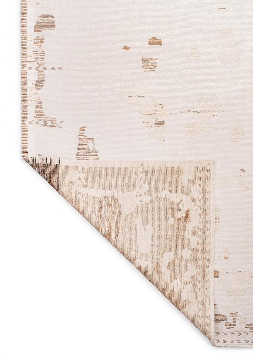 RIMA ECRU - CREAM - LIGHT CREAM - MOCHA - DARK BROWN RUG
