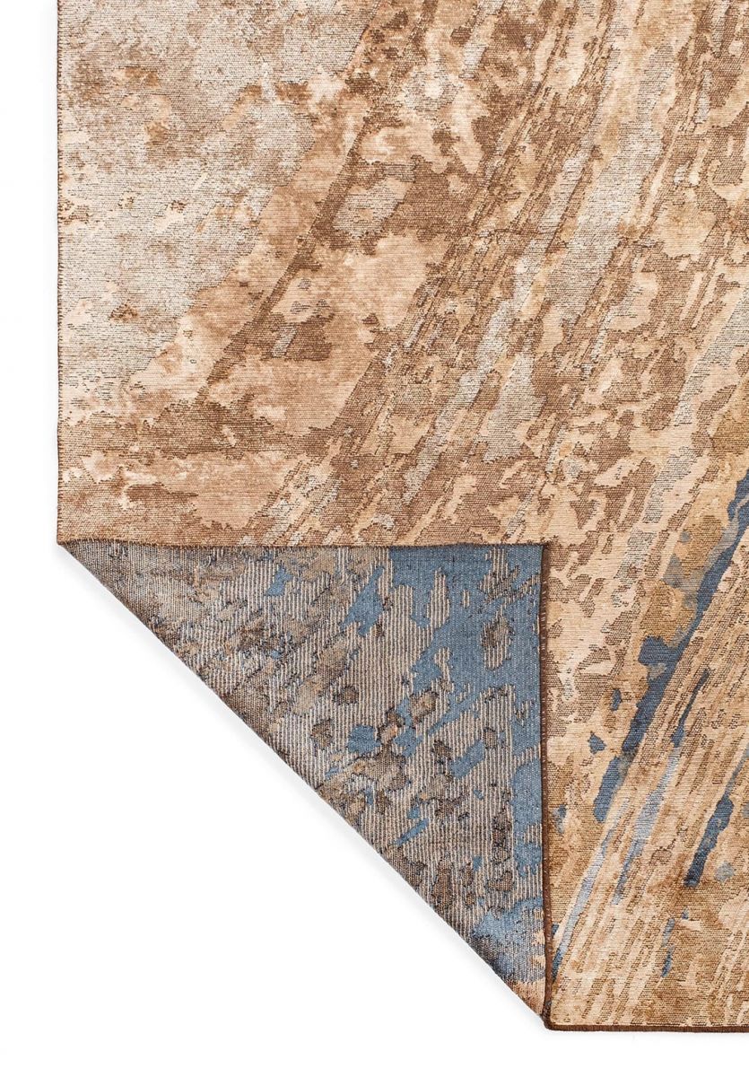 PHANTOM CREAM - COPPER - DARK BEIGE - LIGHT BROWN - PETROL RUG