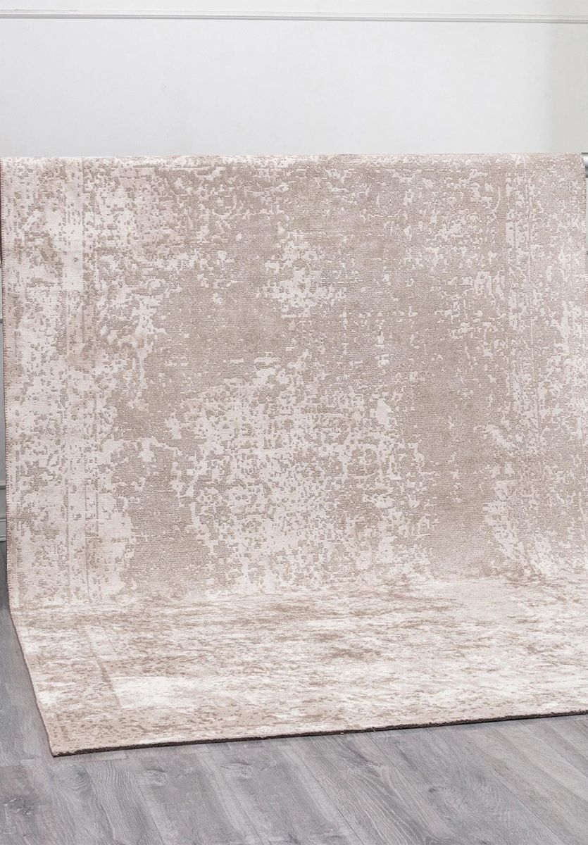 MEDALLION WHITE - STONE RUG