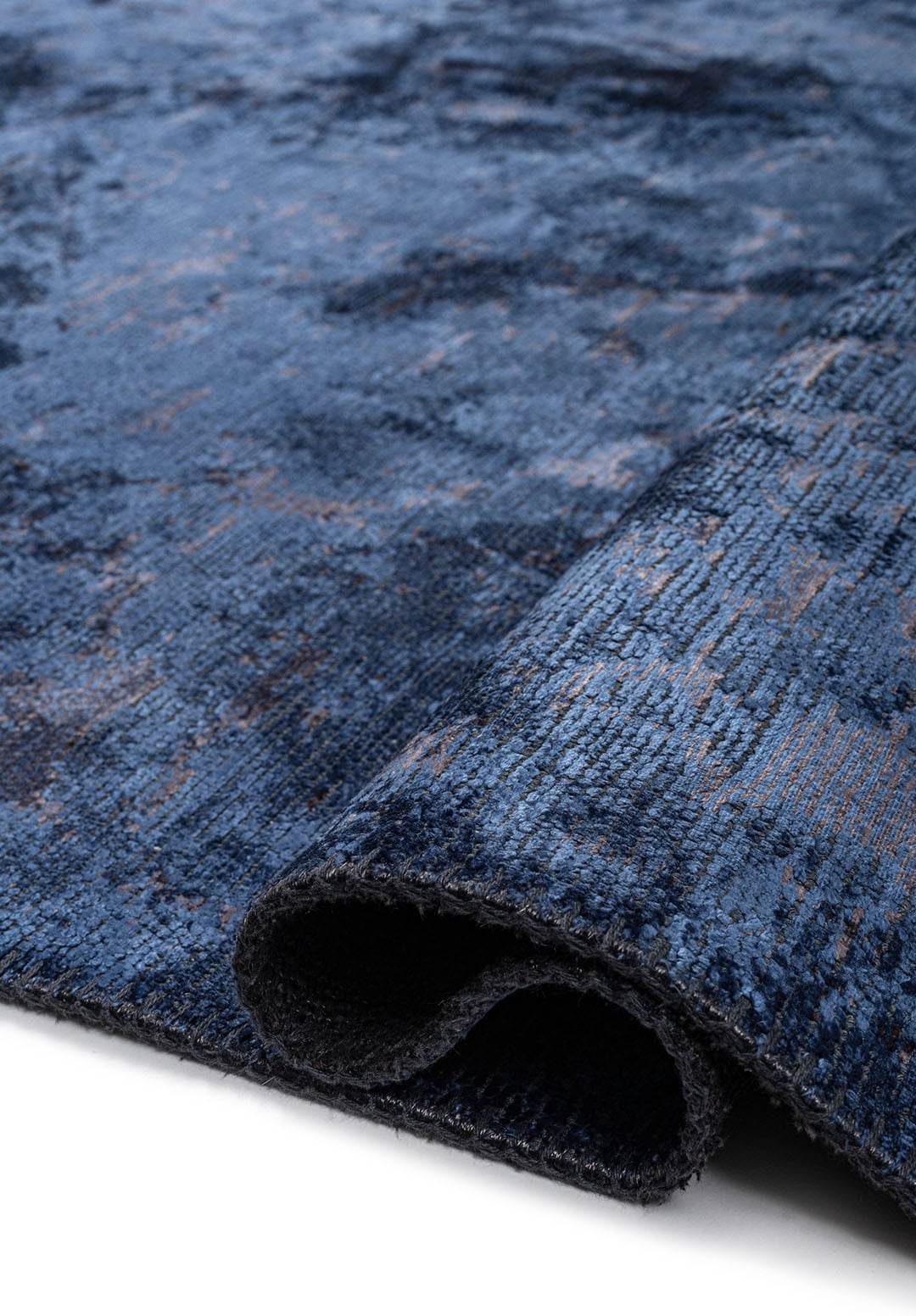 IVY CHARCOAL - NAVY BLUE RUG - 2
