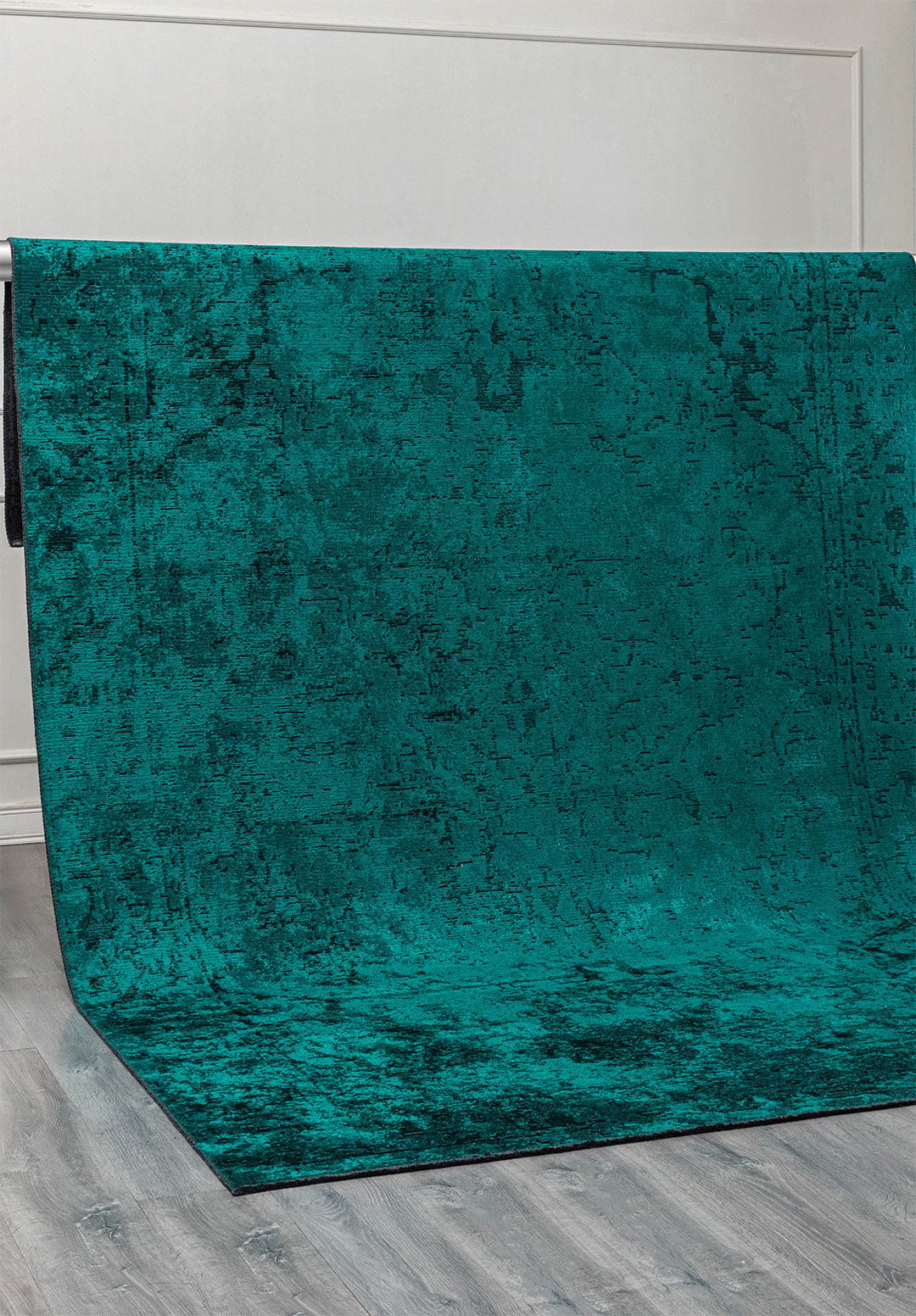 IVY BLACK - DARK TURQUOISE RUG - 4