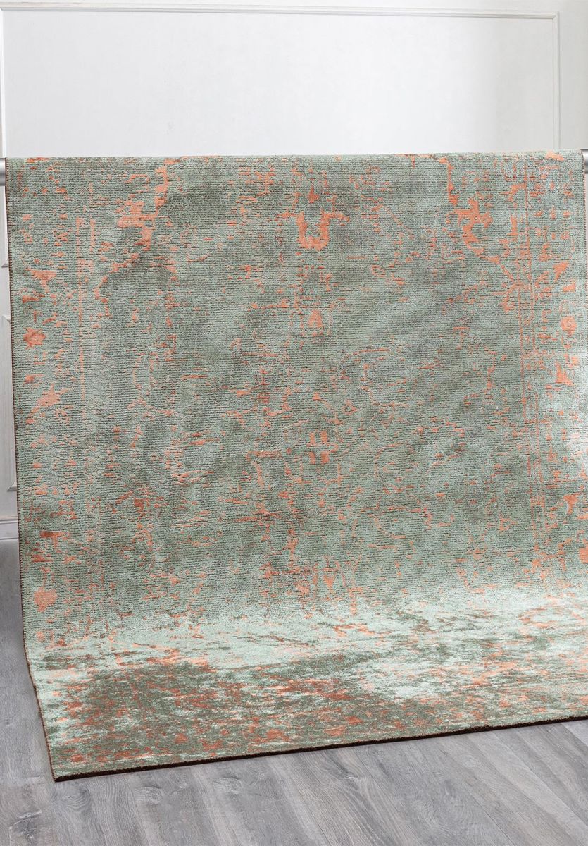 IVY PEACH - RIVER GREEN RUG