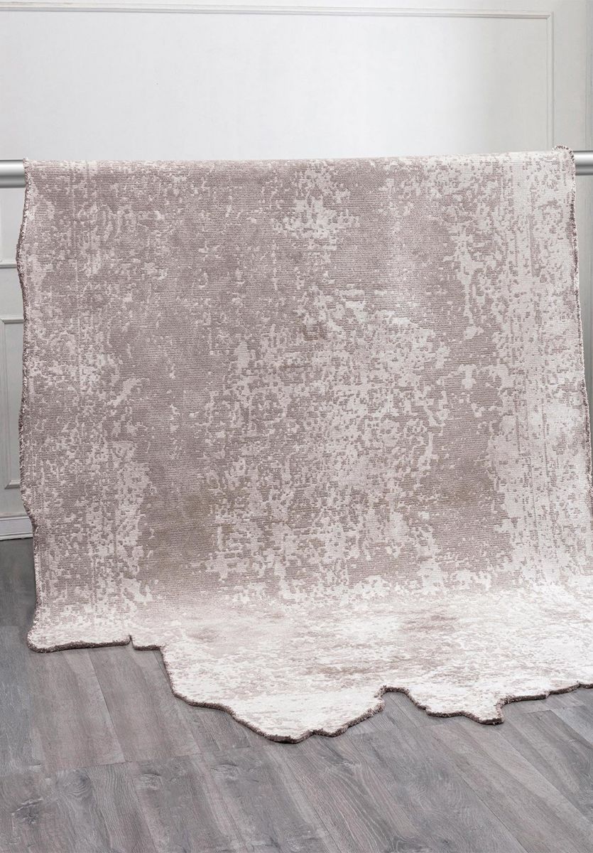 MEDALLION WHITE - STONE RUG