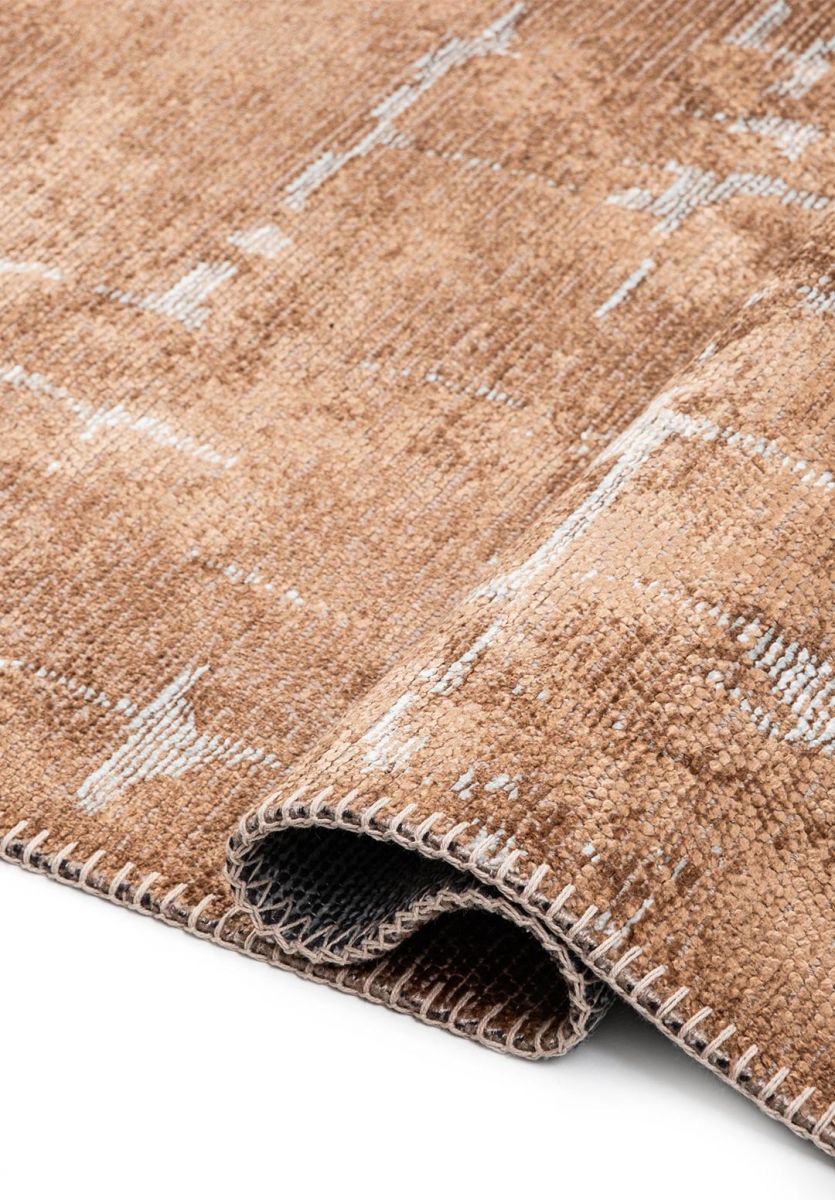 GALAXY ICE BLUE - MOCHA RUG