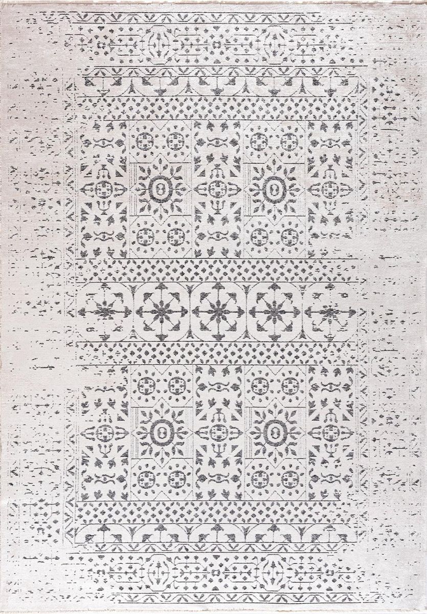 SCRIPT BLACK - ECRU RUG