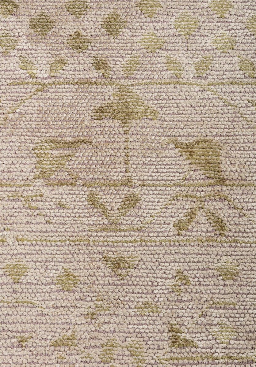 SCRIPT GREEN - BEIGE RUG