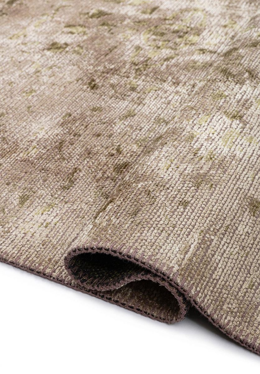 SCRIPT GREEN - BEIGE RUG