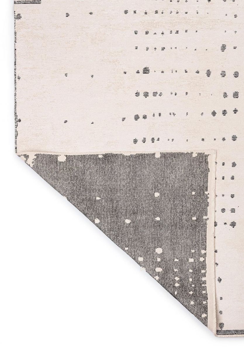 DAPPLE BLACK - ECRU RUG
