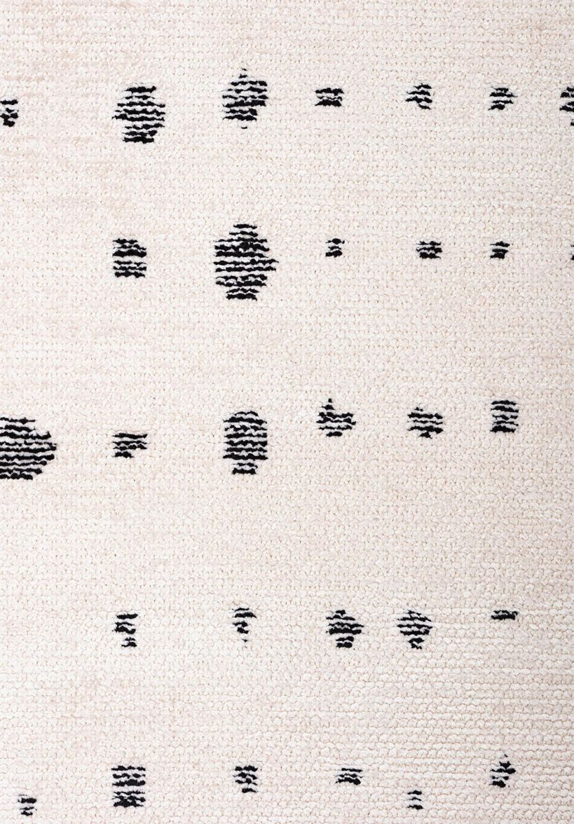DAPPLE BLACK - ECRU RUG