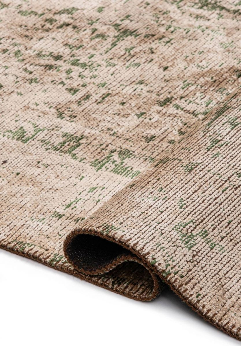 HERITAGE FOREST GREEN - CREAM RUG