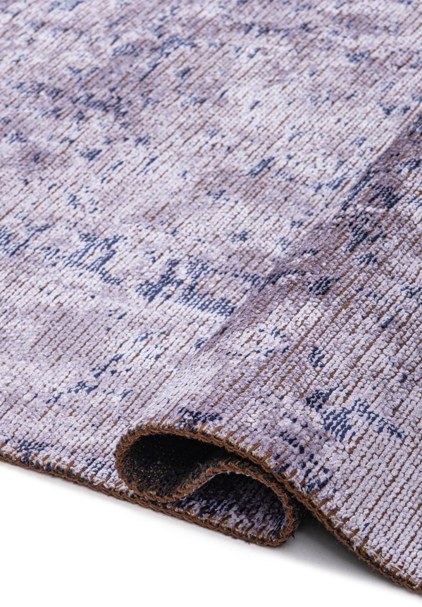 HERITAGE DARK NAVY - LILAC RUG