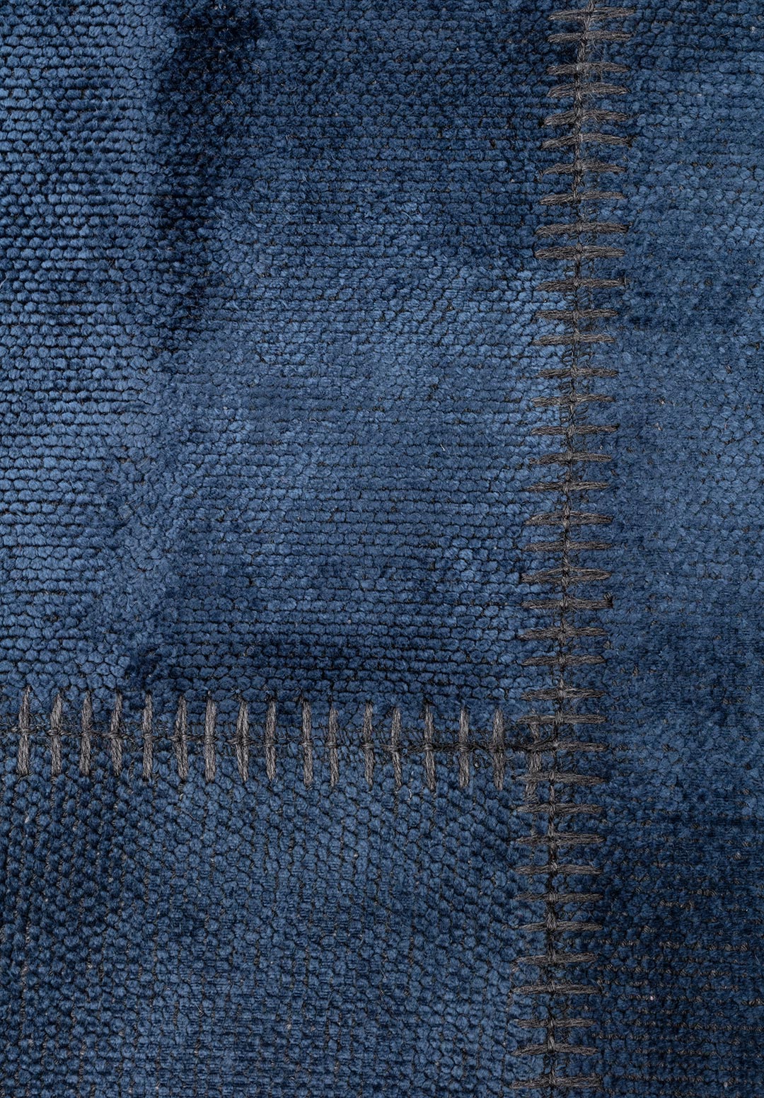 PATCH NAVY BLUE RUG