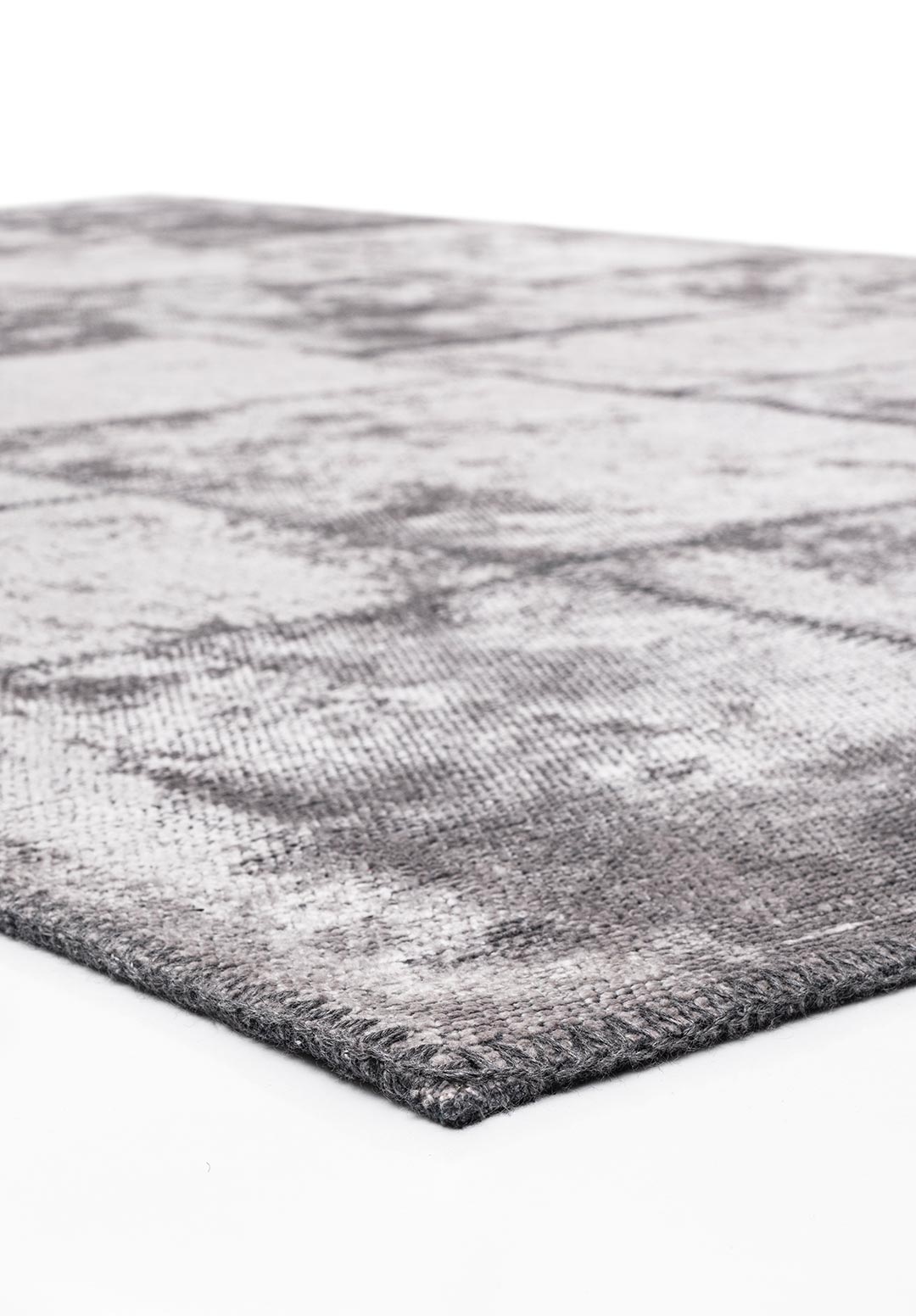 PATCH LIGHT GREY RUG
