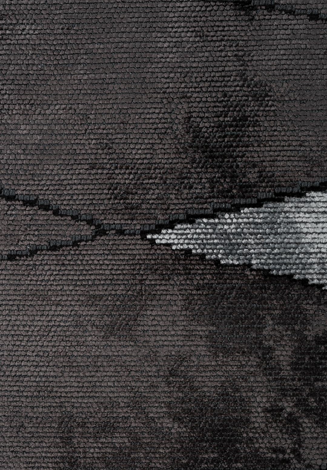 GREENWICH Чёрный - Графитовый - ICE Синий Ковер