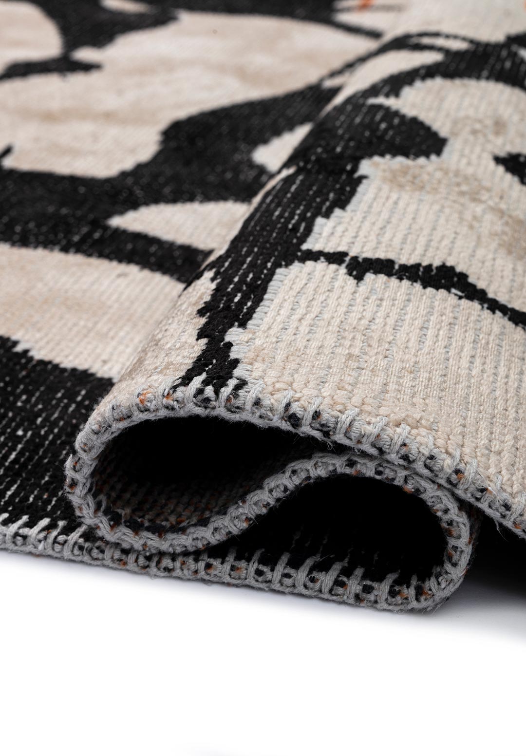 ASTORIA Чёрный - Терракотовый - Экрю Ковер