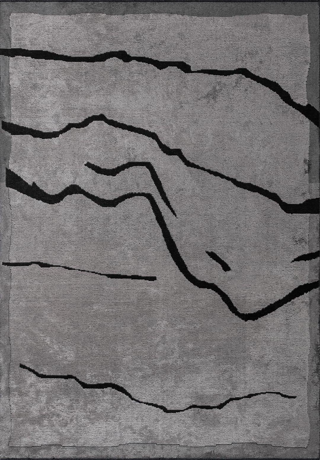 CHELSEA Чёрный - Светлый Кремовый - GREY Ковер