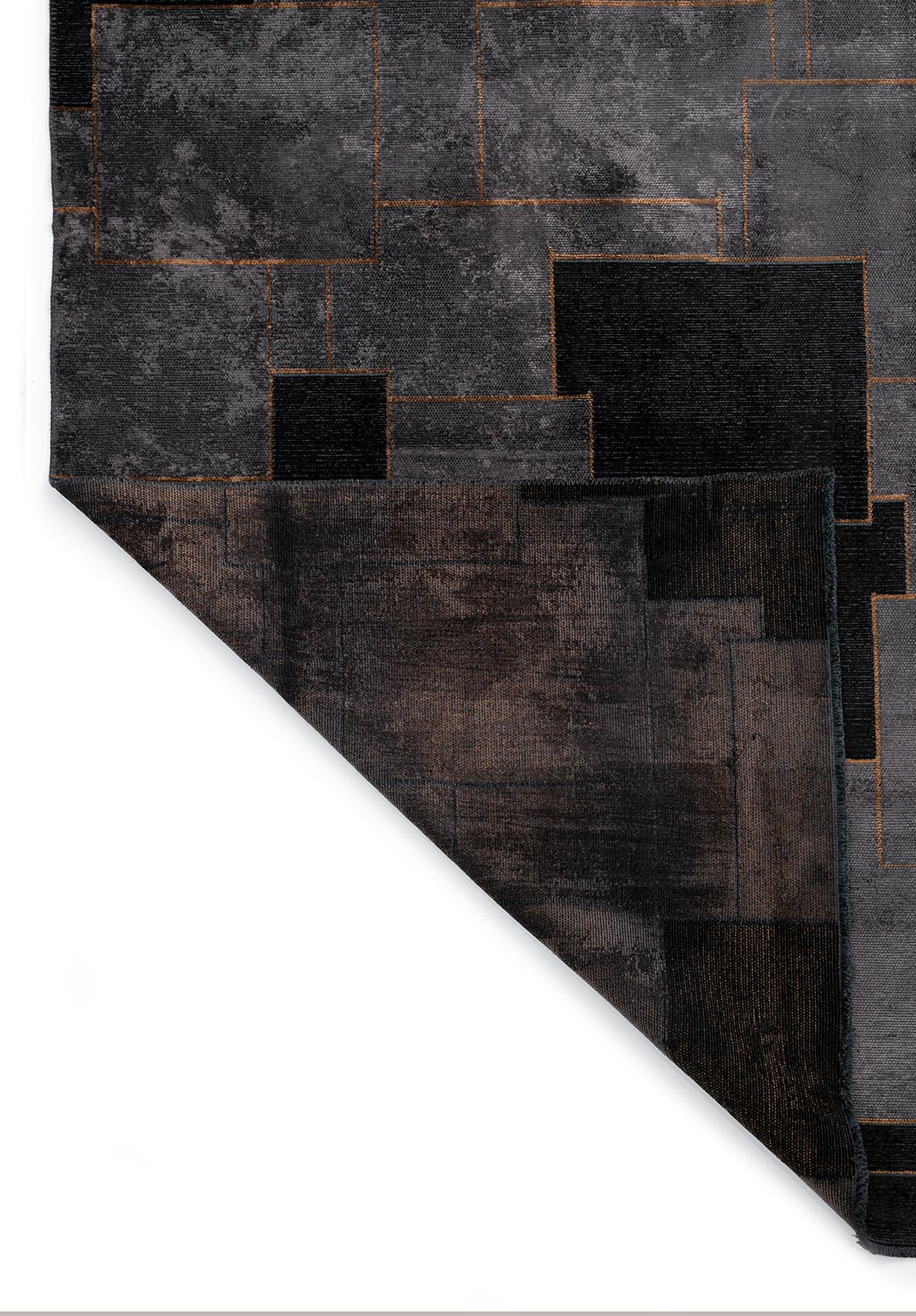 LISBON Чёрный - Графитовый - Какао Ковер