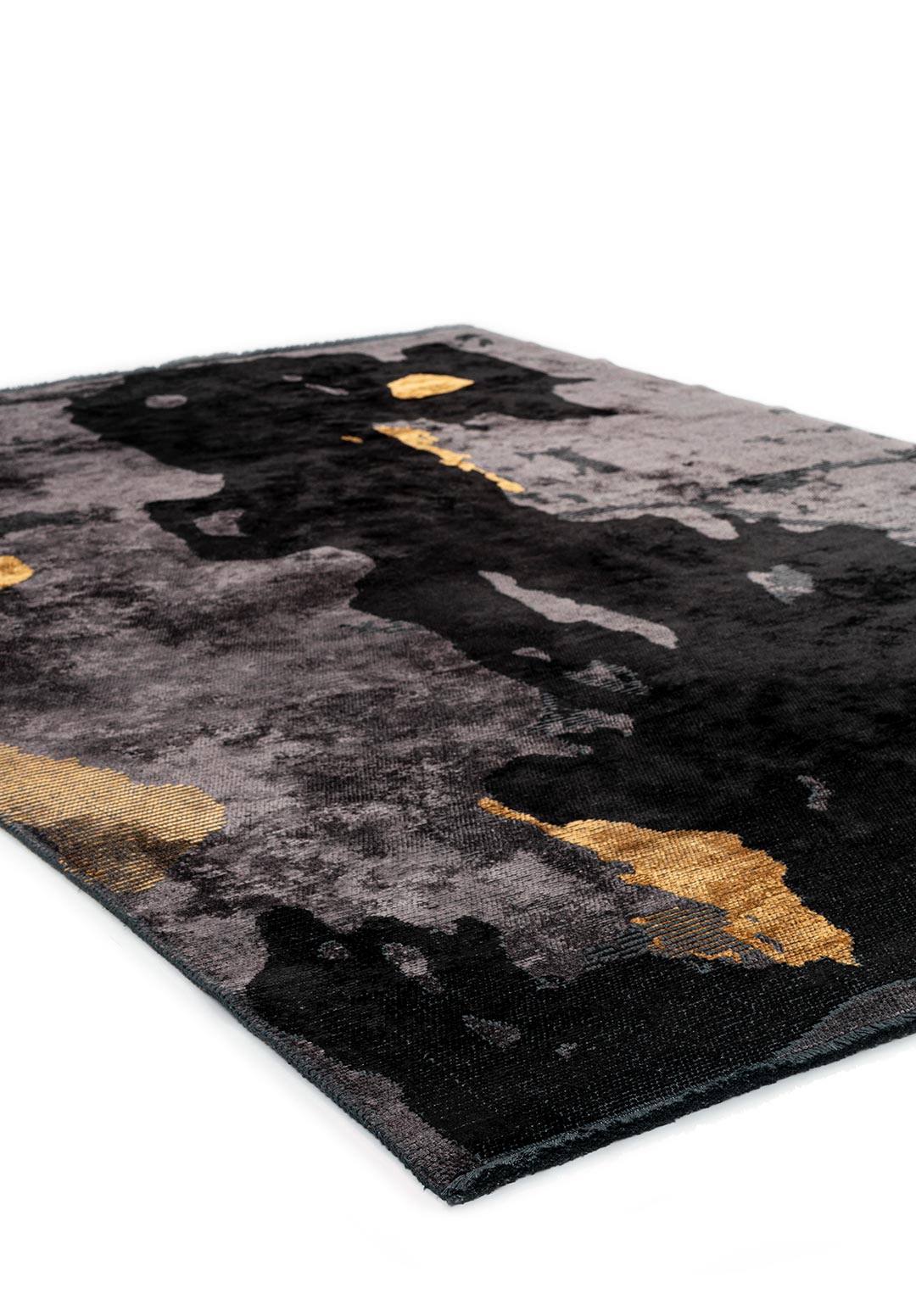 SEVILLA BLACK - MUSTARD - CHARCOAL RUG