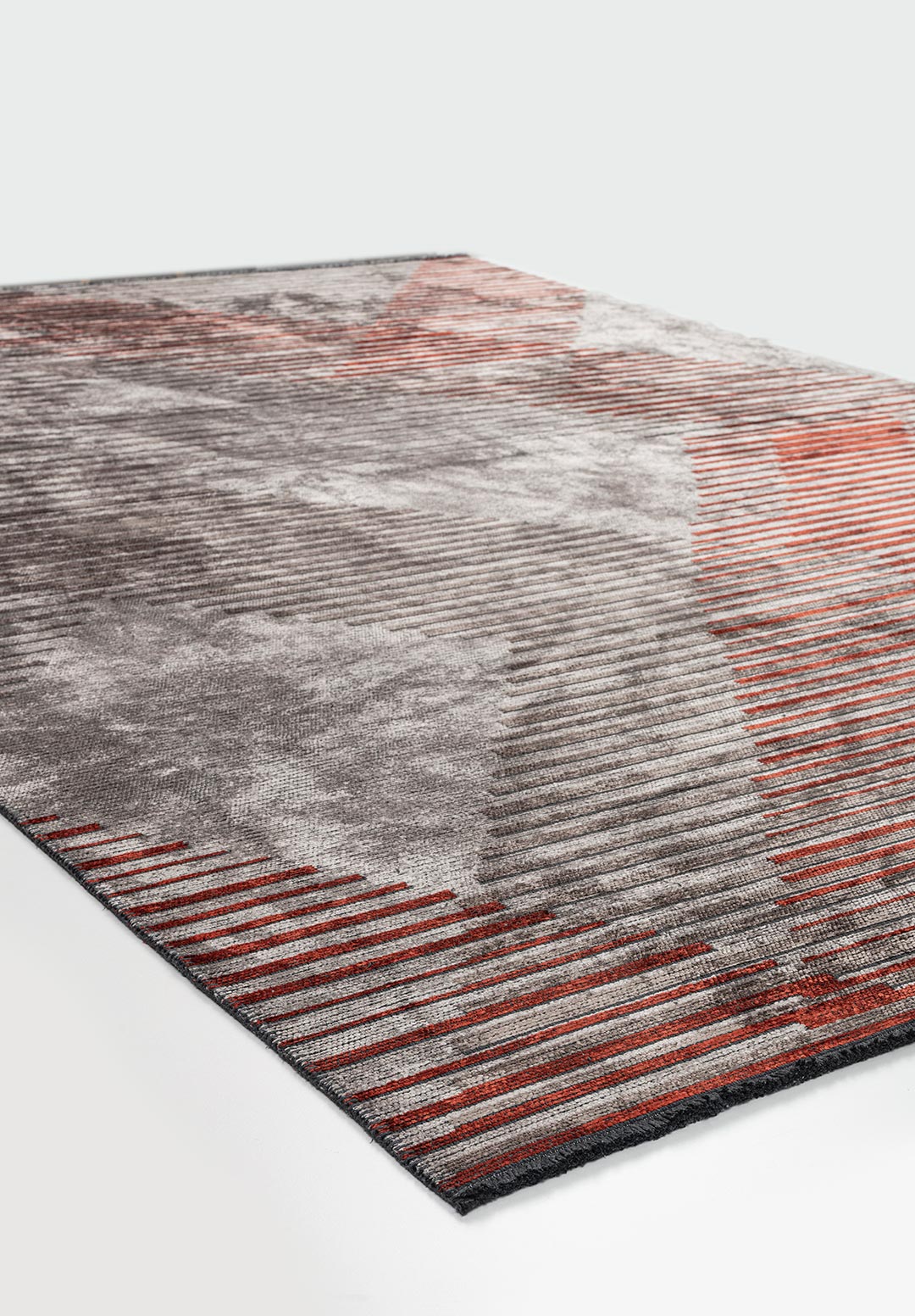 BARCELONA Тёмный Терракотовый - Тёмный GREY - Светлый GREY Ковер