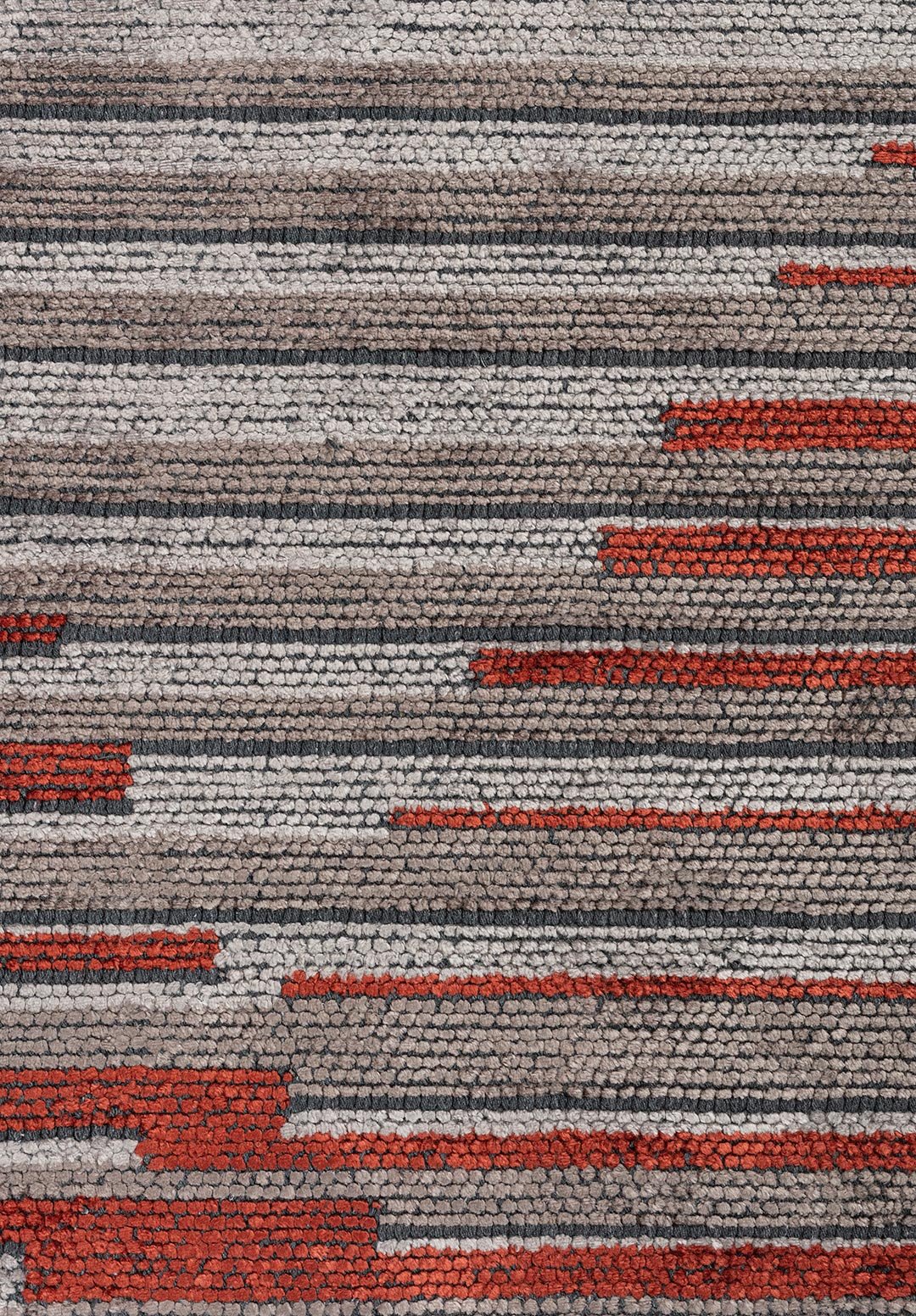 BARCELONA Тёмный Терракотовый - Тёмный GREY - Светлый GREY Ковер