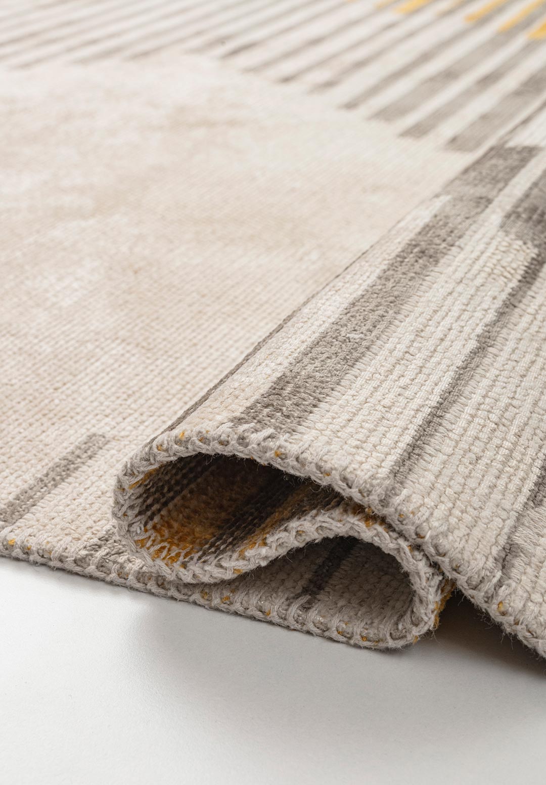 BARCELONA Золотой - GREY - Экрю Ковер