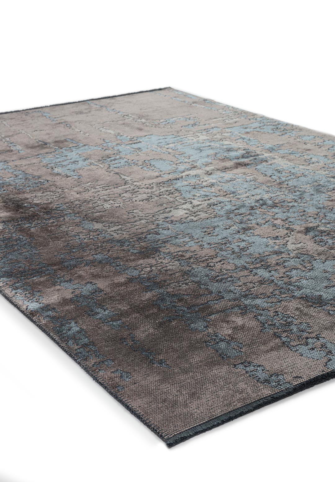 TOLEDO DARK GREY - BLUE - CREAM RUG
