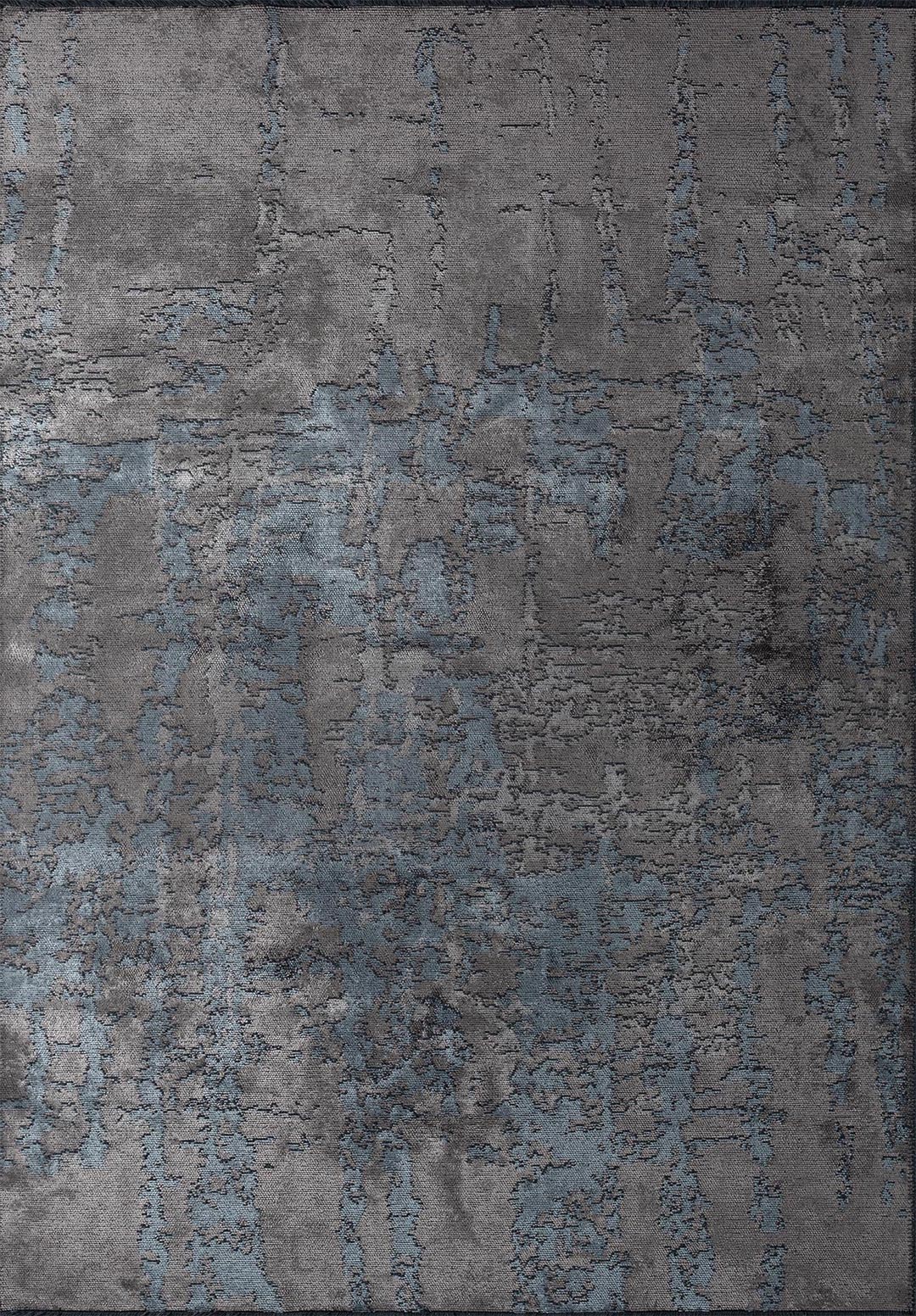 TOLEDO DARK GREY - BLUE - CREAM RUG